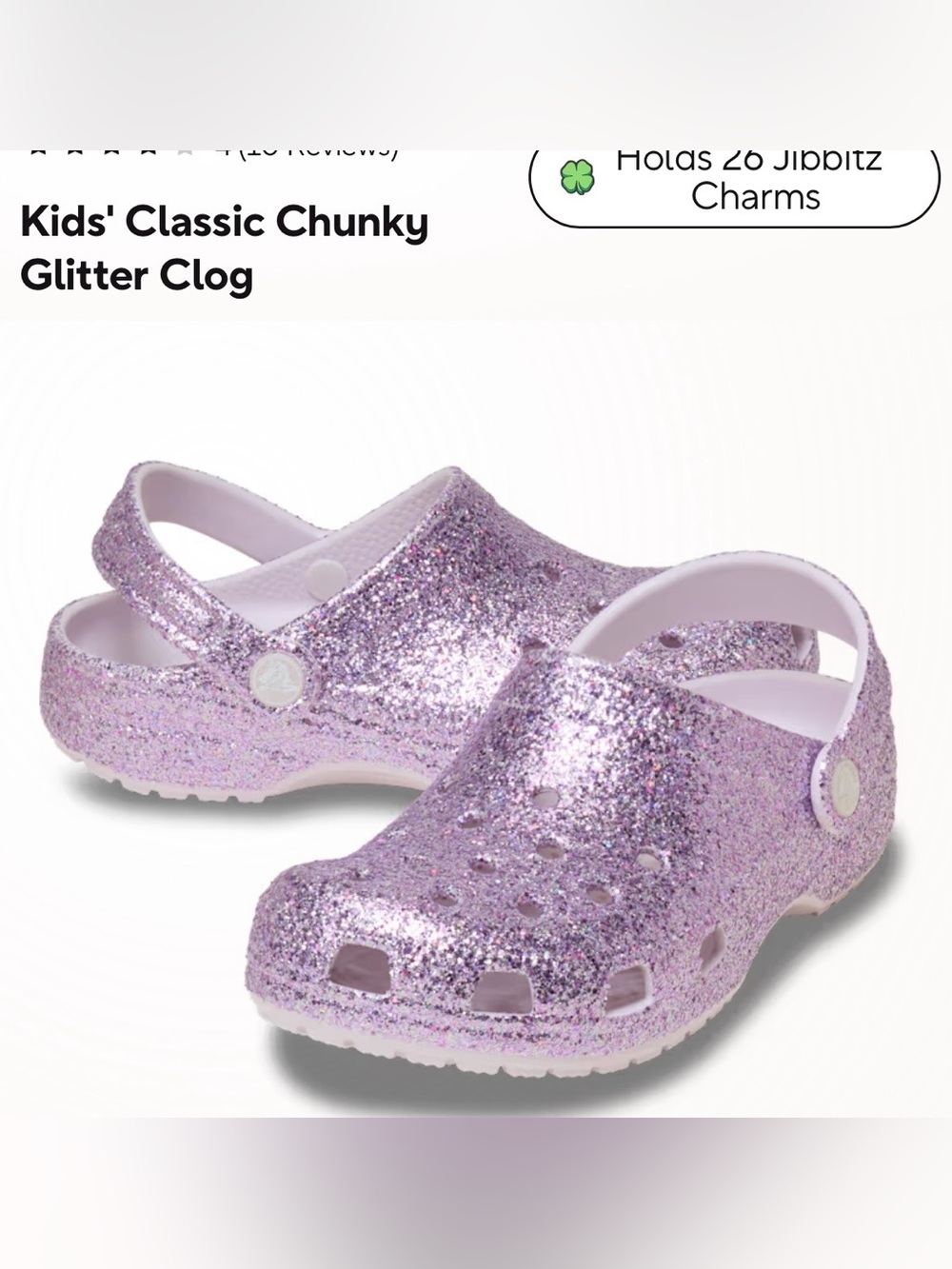 Crocs Chunky Glitter Clog